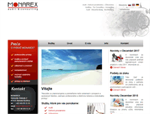 Tablet Screenshot of monarex.sk